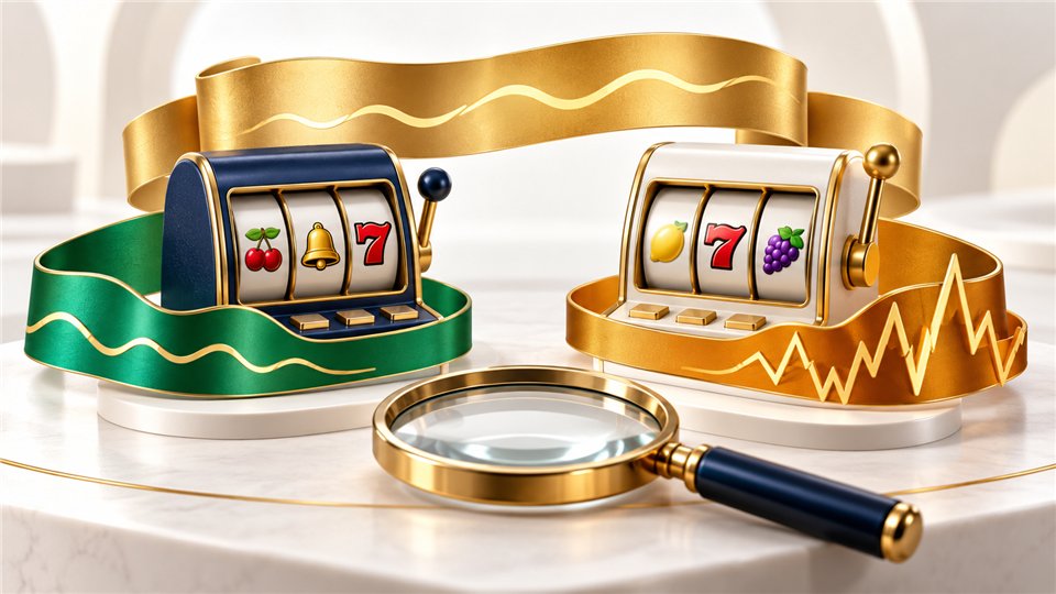 Two slot profiles represented by contrasting smooth and jagged award distributions