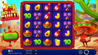 Red and Hot Chilli: artwork identifying this slot feature guide