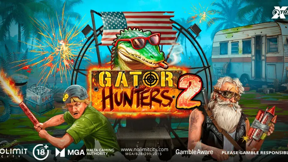 Gator Hunters 2: artwork identifying this slot feature guide