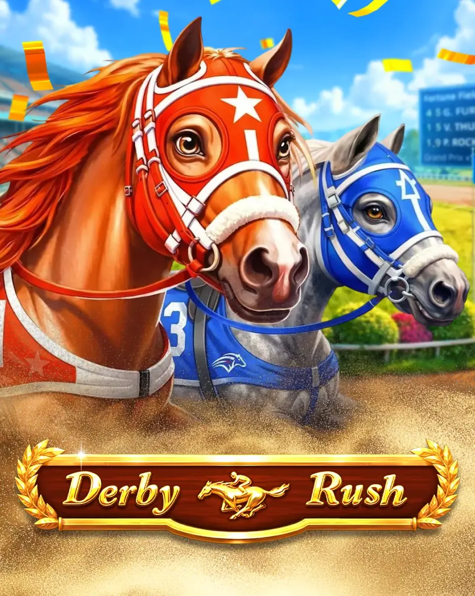 Derby Rush slot demo thumbnail from BGaming