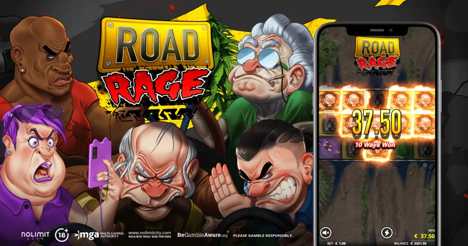 Road Rage slot demo thumbnail from Nolimit City