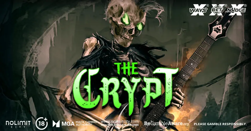The Crypt slot demo thumbnail from Nolimit City