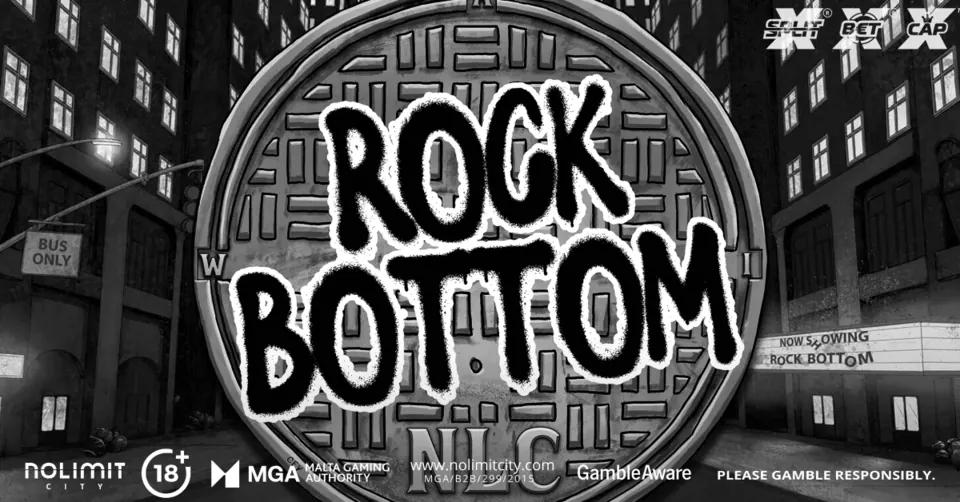 Rock Bottom slot demo thumbnail from Nolimit City