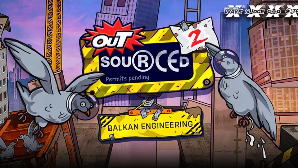 Outsourced 2: Balkan Engineering slot demo thumbnail from Nolimit City